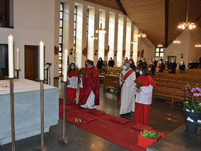 Palmsonntag in Heilig Kreuz